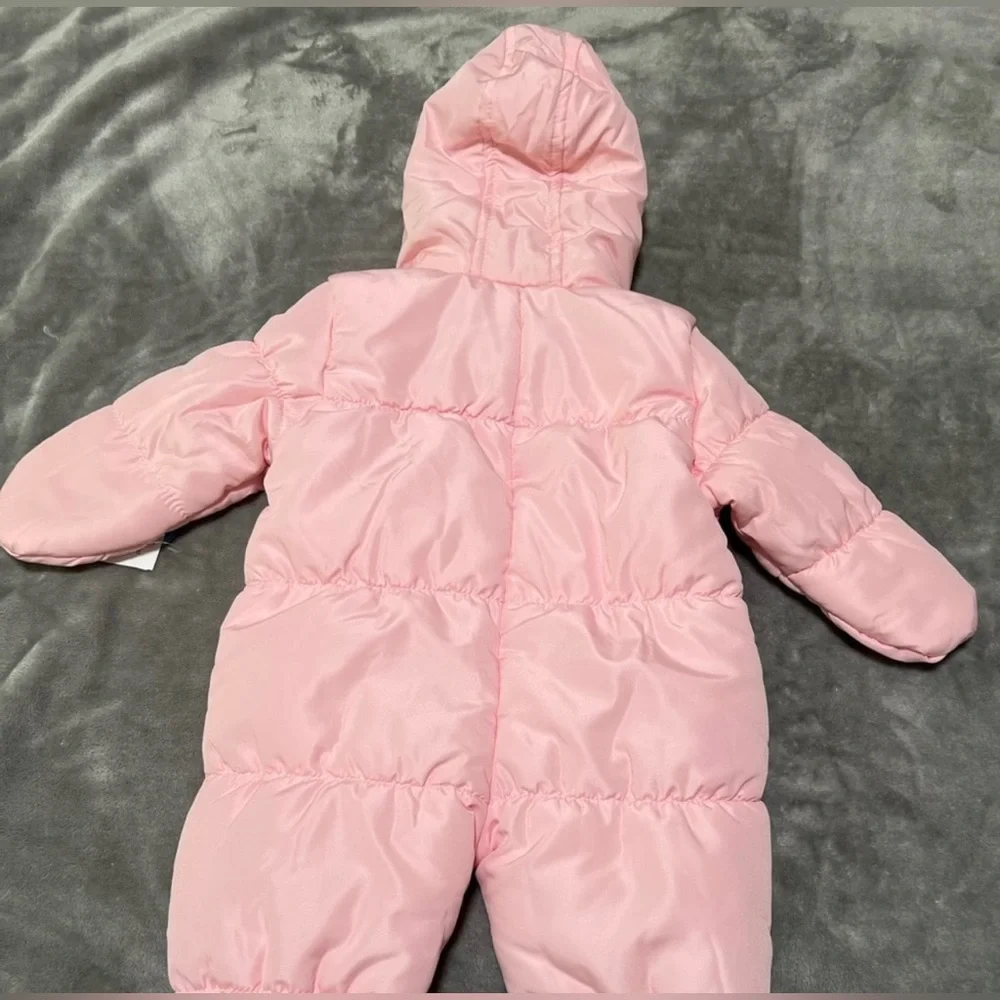 Baby girl Carter's pink pram